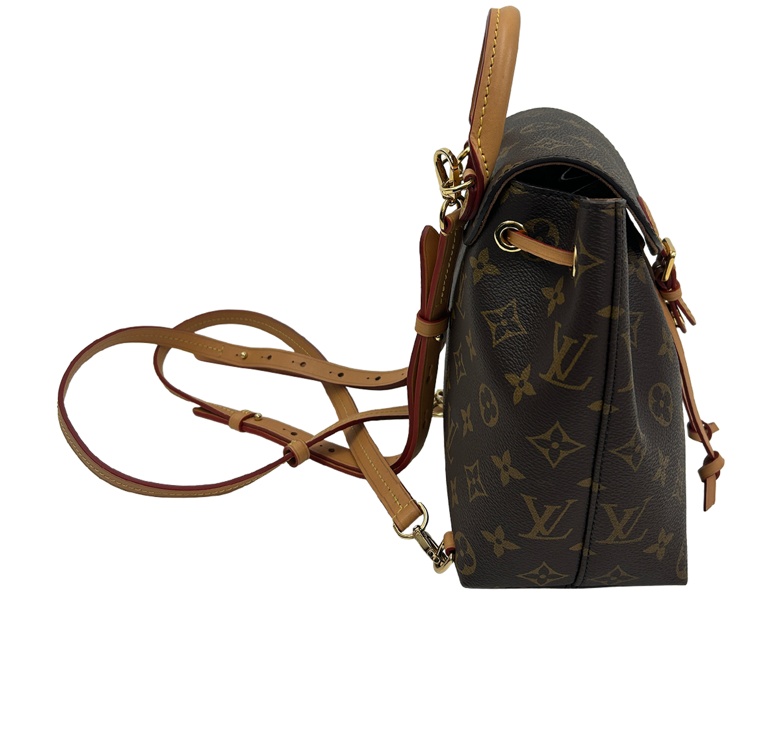 Mochila Montsouris, 1.700&euro;, Bolso, Marrón, Canvas - General, Vista lateral